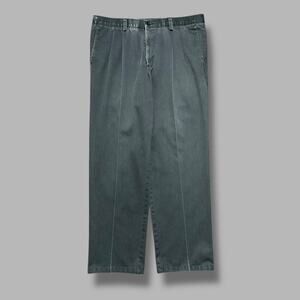 Vintage Sun Faded Pants Thrashed Khakis Dockers Distressed Cotton 90s Gray 37x31